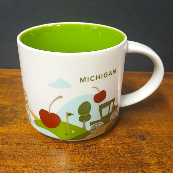 Starbucks MICHIGAN Mug, You Are Here Collection - Picture 1 of 7